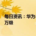 每日资讯：华为与江淮合作进军豪华纯电市场，售价可达百万级
