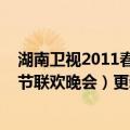 湖南卫视2011春节联欢晚会刘德华视频（湖南卫视2011春节联欢晚会）更新