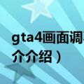 gta4画面调不了（GTA4为什么不能调画面简介介绍）