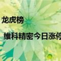 龙虎榜 | 维科精密今日涨停，知名游资著名刺客净买入1234.63万元