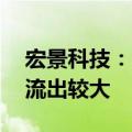 宏景科技：目前在手订单有12个多亿，现金流出较大