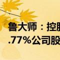 鲁大师：控股股东之一诚盛9月20日减持约12.77%公司股份