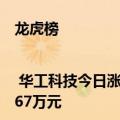 龙虎榜 | 华工科技今日涨停，深股通专用买入3.07亿元并卖出7958.67万元
